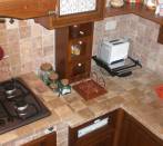 Country Kitchen in  travertine scabas